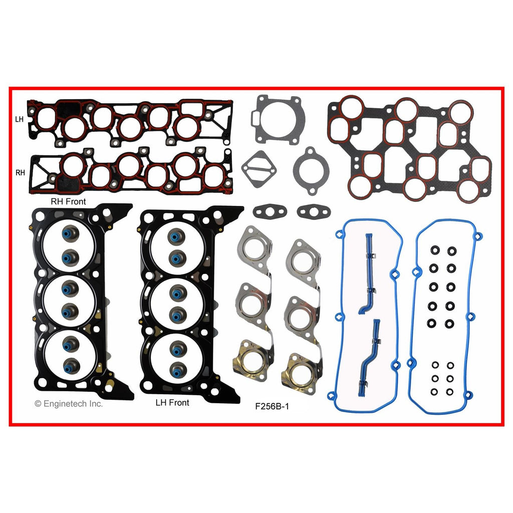 Enginetech F256B-1 Engine Full Gasket Set for Ford Cars and Trucks