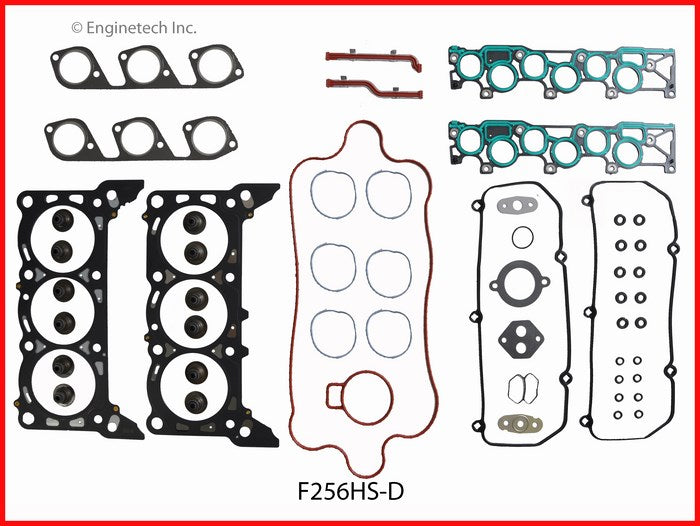 Enginetech F256HS-D Engine Cylinder Head Gasket Set for Ford and Mercury Vehicles