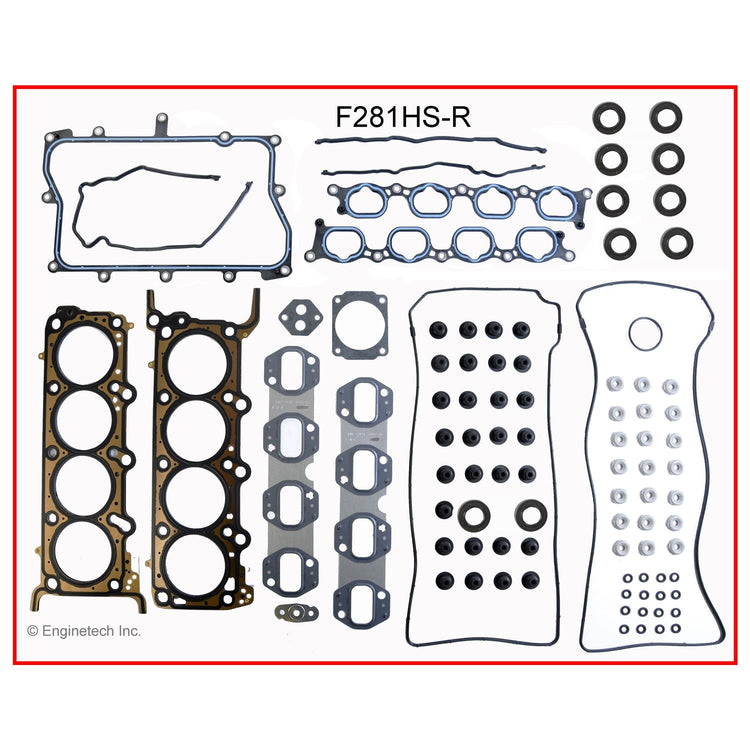 Enginetech F281HS-R Engine Cylinder Head Gasket Set for Ford Cars and Trucks