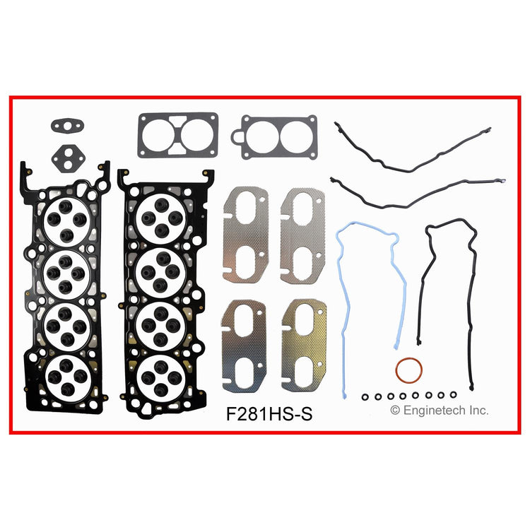 Enginetech F281HS-SWB Engine Cylinder Head Gasket Set for Ford and Lincoln Vehicles