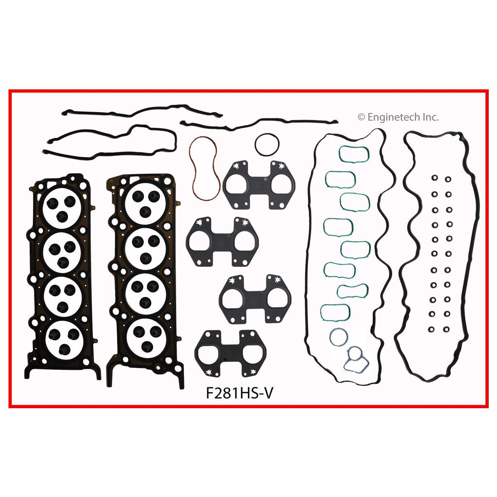 Enginetech F281HS-VWB Engine Cylinder Head Gasket Set for Ford Cars and Trucks