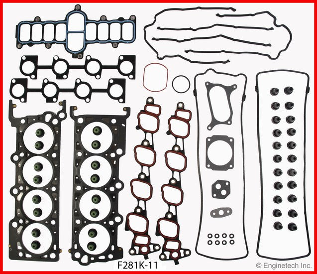 Enginetech F281K-11 Engine Full Gasket Set for Ford Cars and Trucks