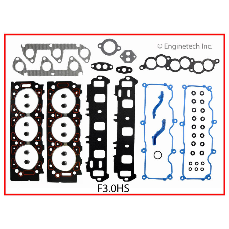 Enginetech F3.0HS-WB Engine Cylinder Head Gasket Set for Ford and Mazda Trucks and SUVs
