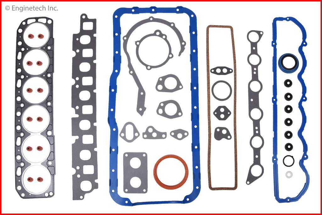 Enginetech F300L-31 Engine Full Gasket Set for Ford E-Series and Econoline Vans