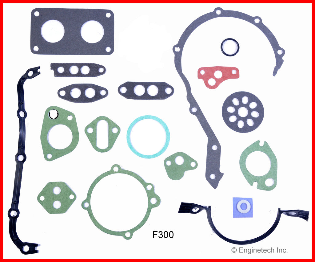 Enginetech F300 Rebuilders Engine Full Gasket Set for Ford Cars and Trucks