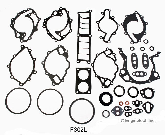 Enginetech F302L Rebuilders Engine Full Gasket Set for Ford Car and Truck