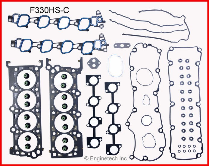 Enginetech F330HS-C Engine Cylinder Head Gasket Set for Ford Cars and Trucks