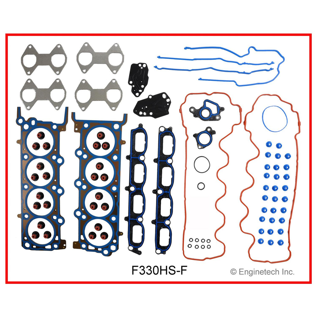 Enginetech F330HS-FWB Engine Cylinder Head Gasket Set for Ford and Lincoln Vehicles
