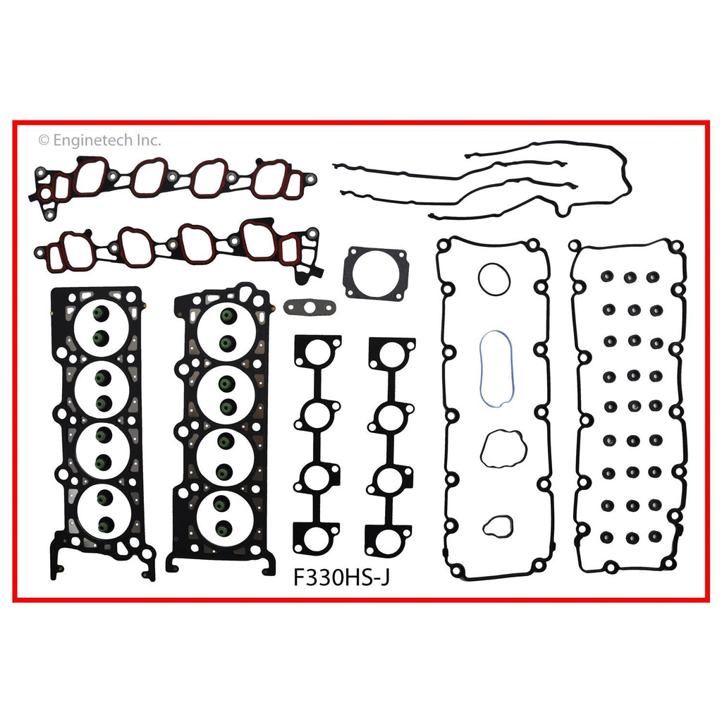 Enginetech F330HS-JWB Engine Cylinder Head Gasket Set for Ford E-Series Vans and Trucks