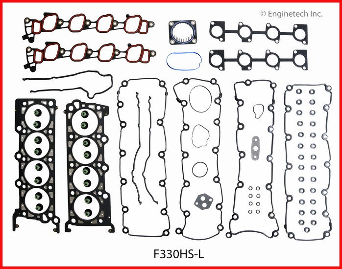 Enginetech F330HS-L Engine Cylinder Head Gasket Set for Ford Expedition and Super Duty Trucks