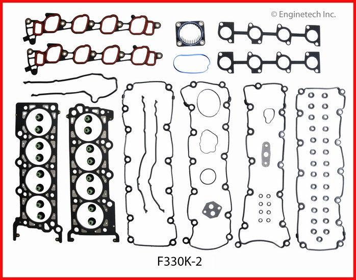 Enginetech F330K-2 Full Engine Gasket Set for Ford Expedition and Super Duty Trucks