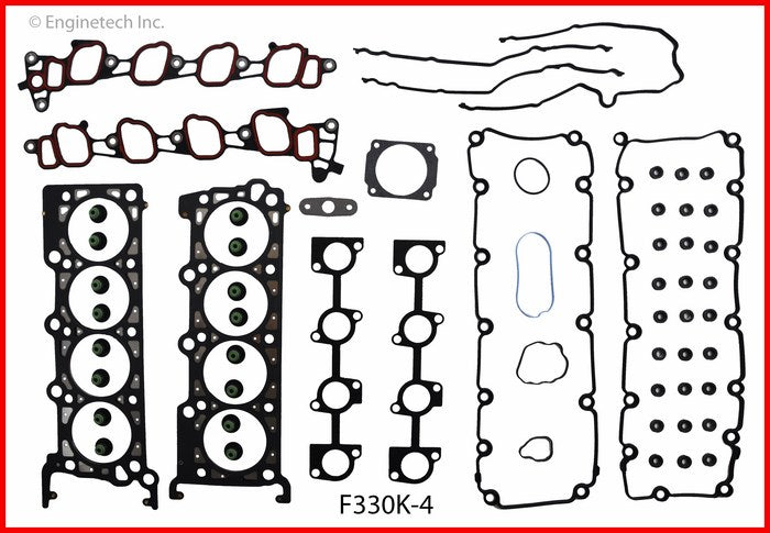 Enginetech F330K-4 Engine Full Gasket Set for Ford Car and Truck Models