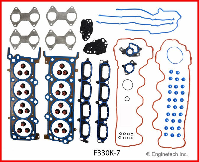 Enginetech F330K-7 Engine Full Gasket Set for Ford and Lincoln Vehicles