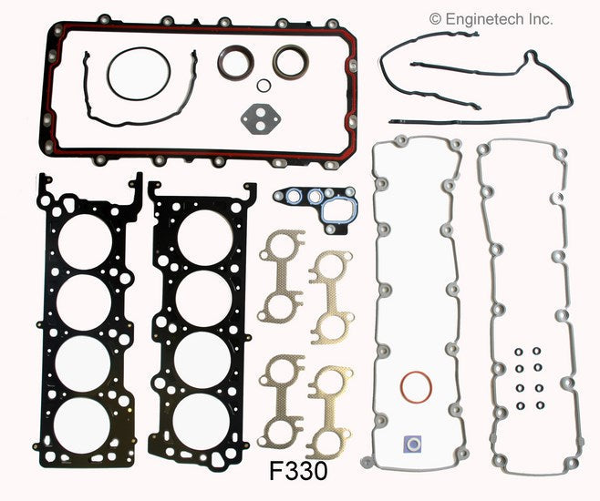 Enginetech F330 Rebuilders Engine Full Gasket Set for Ford Cars and Trucks