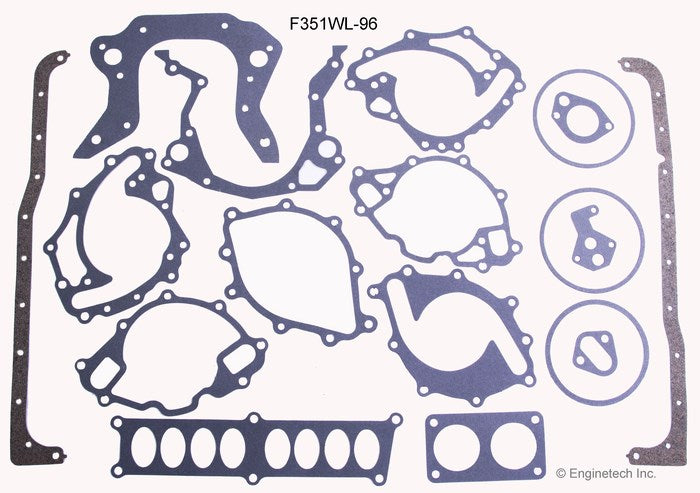 Enginetech F351WL-9 Engine Full Gasket Set for Ford Cars and Trucks