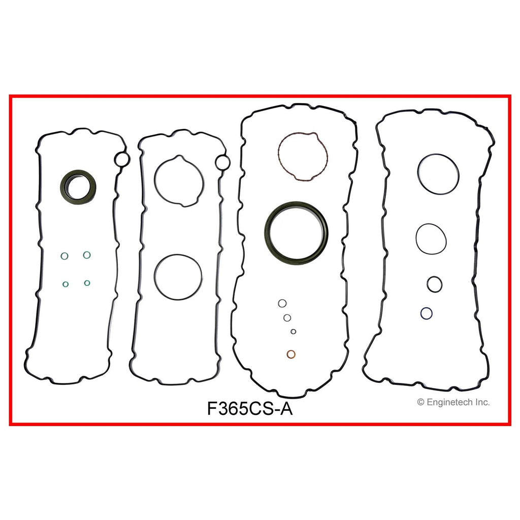 Enginetech F365CS-A Engine Lower End Gasket Set for Ford Cars and Trucks