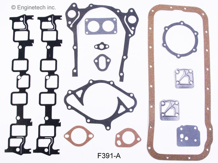 Enginetech F391-A Engine Full Gasket Set for Ford Cars and Trucks