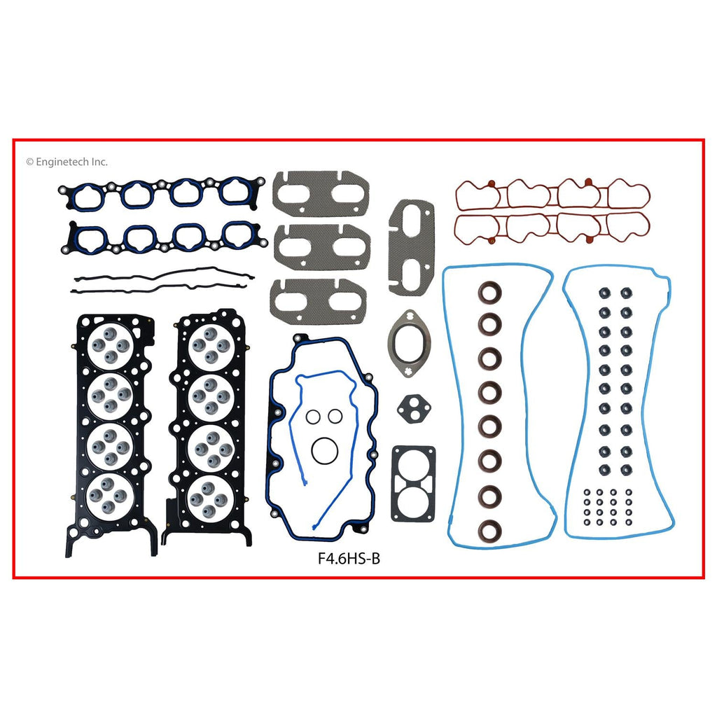 Enginetech F4.6HS-BWB Engine Cylinder Head Gasket Set for Ford and Mercury Vehicles