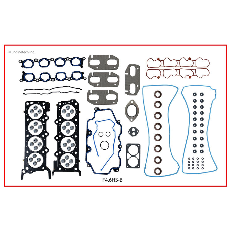Enginetech F4.6HS-B Engine Cylinder Head Gasket Set for Ford and Mercury Vehicles