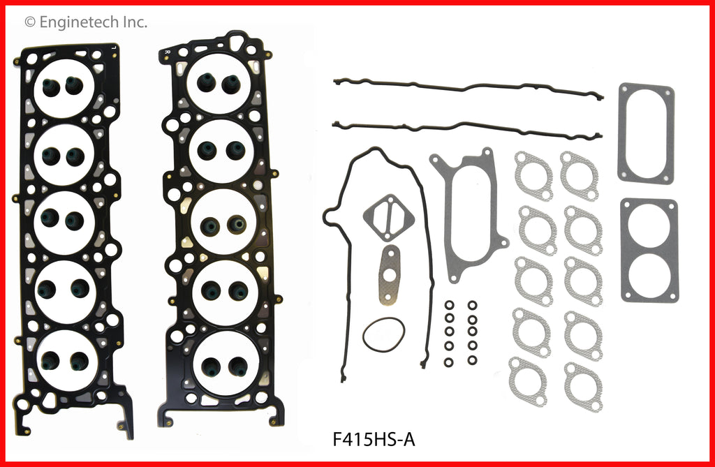 Enginetech F415HS-A Engine Cylinder Head Gasket Set for Ford E-350 Super Duty (1999-2003)