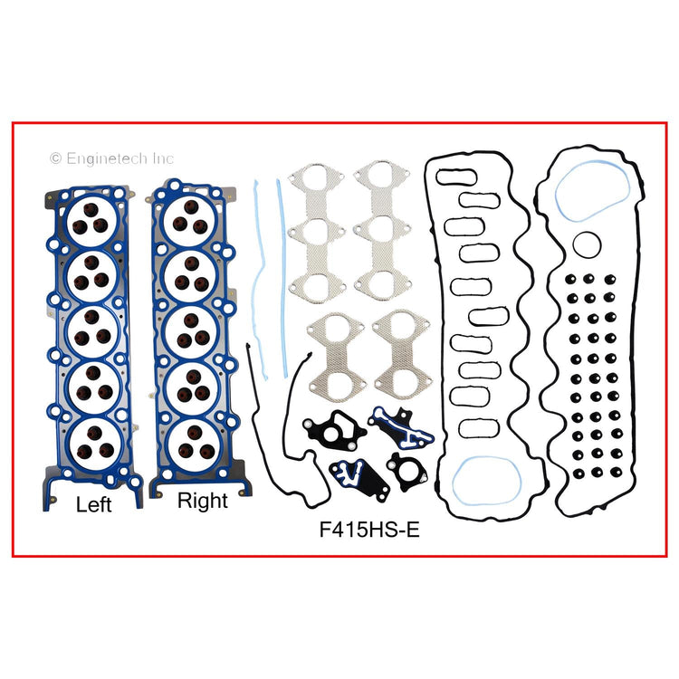 Enginetech F415HS-E Engine Cylinder Head Gasket Set for Ford Cars and Trucks