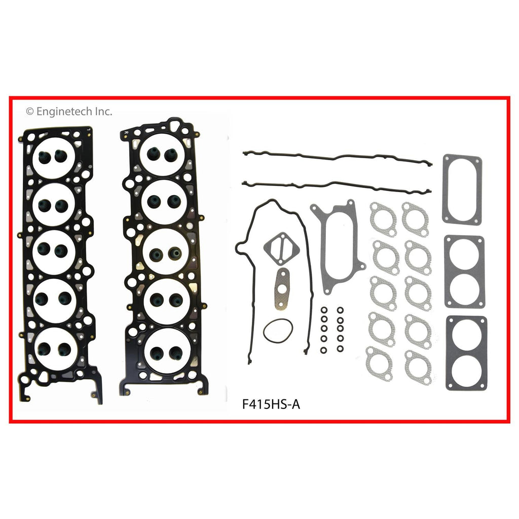 Enginetech F415K-4 Engine Full Gasket Set for Ford E-350, F-250, F-350, Excursion 2000
