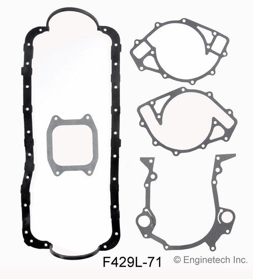 Enginetech F429L-71 Engine Full Gasket Set for Ford Cars and Trucks