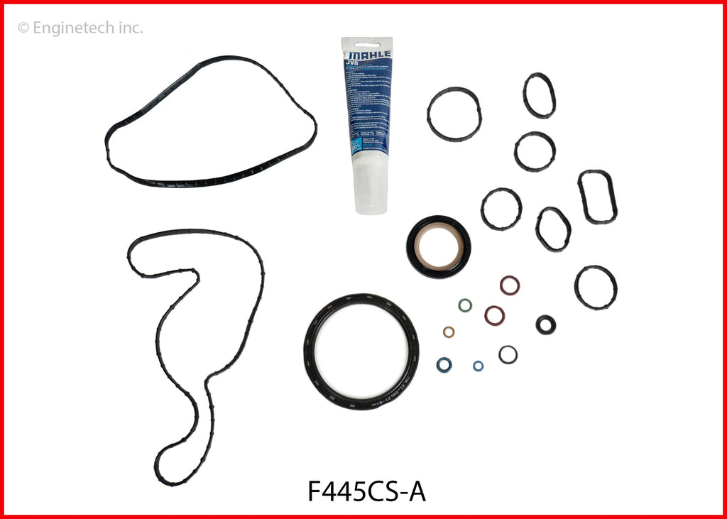 Enginetech F445CS-A Engine Lower End Gasket Set for Ford Trucks and Vans