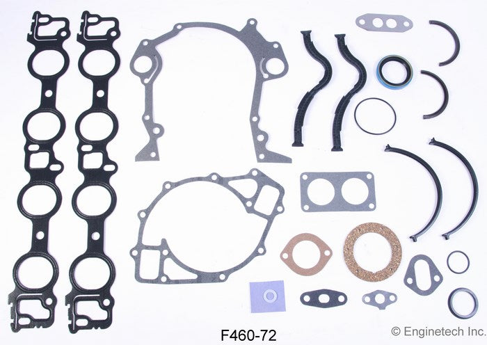 Enginetech F460-72 Engine Full Gasket Set for Ford Cars and Trucks