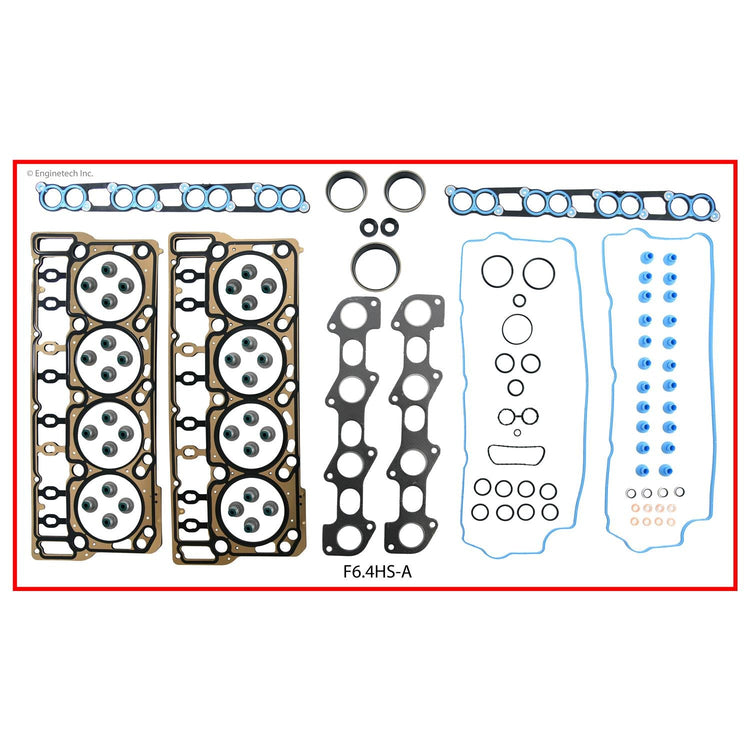 Enginetech F6.4HS-A Engine Cylinder Head Gasket Set for Ford F-250 and F-350 Super Duty (2008-2010)