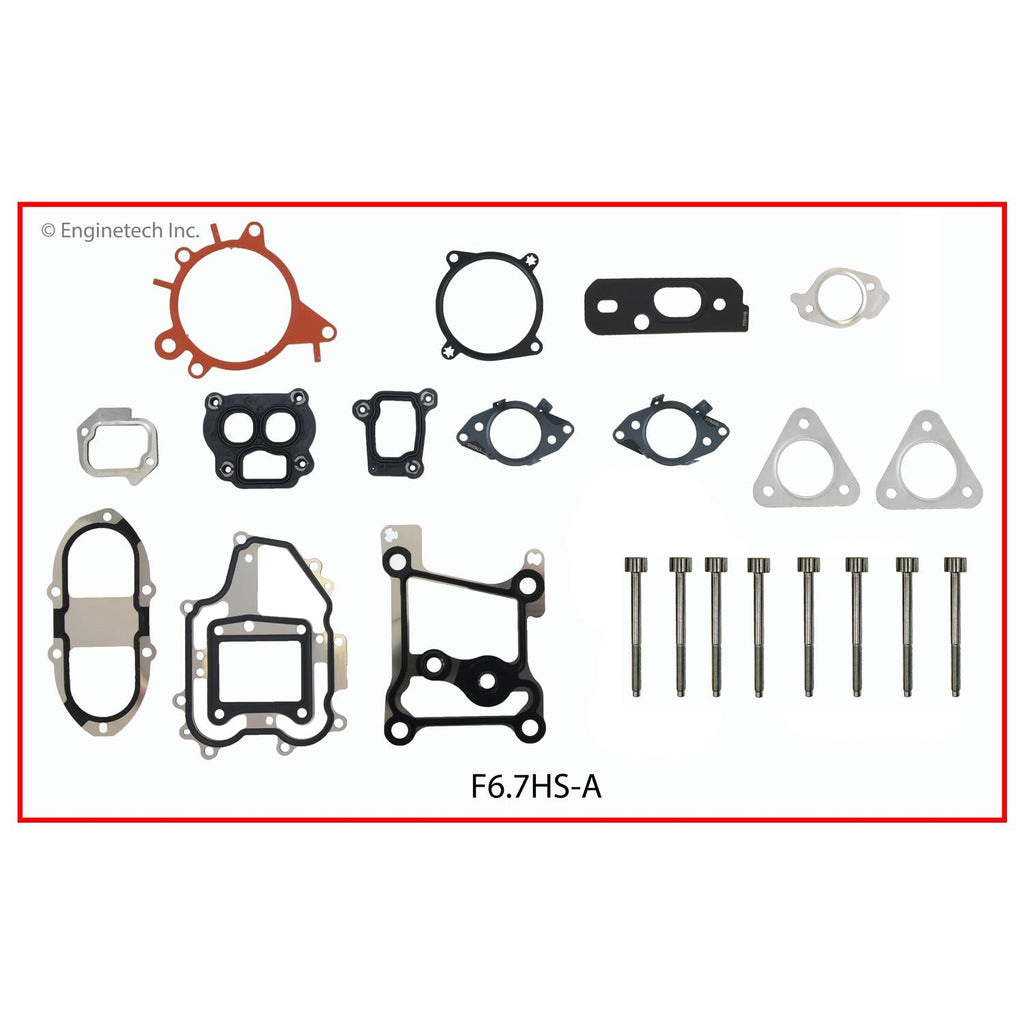 Enginetech F6.7HS-A Engine Cylinder Head Gasket Set for Ford Super Duty Trucks