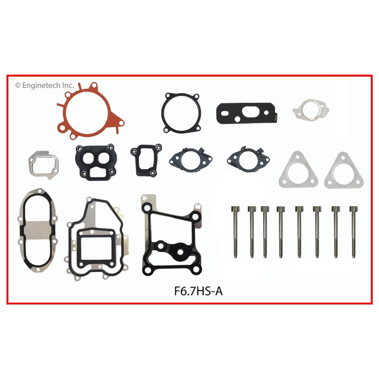 Enginetech F6.7HS-A Engine Cylinder Head Gasket Set for Ford Super Duty Trucks