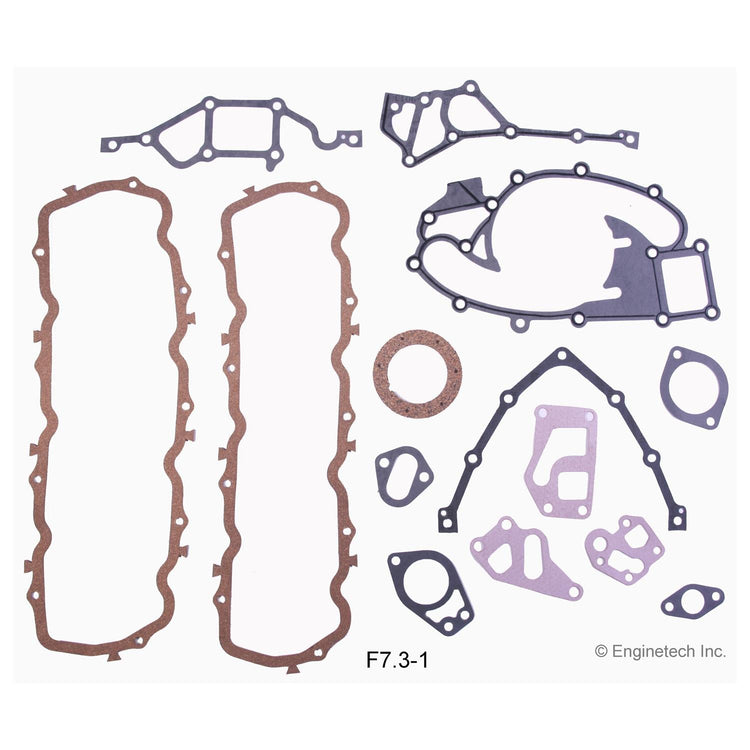 Enginetech F7.3-1 Engine Full Gasket Set for Ford Car and Truck