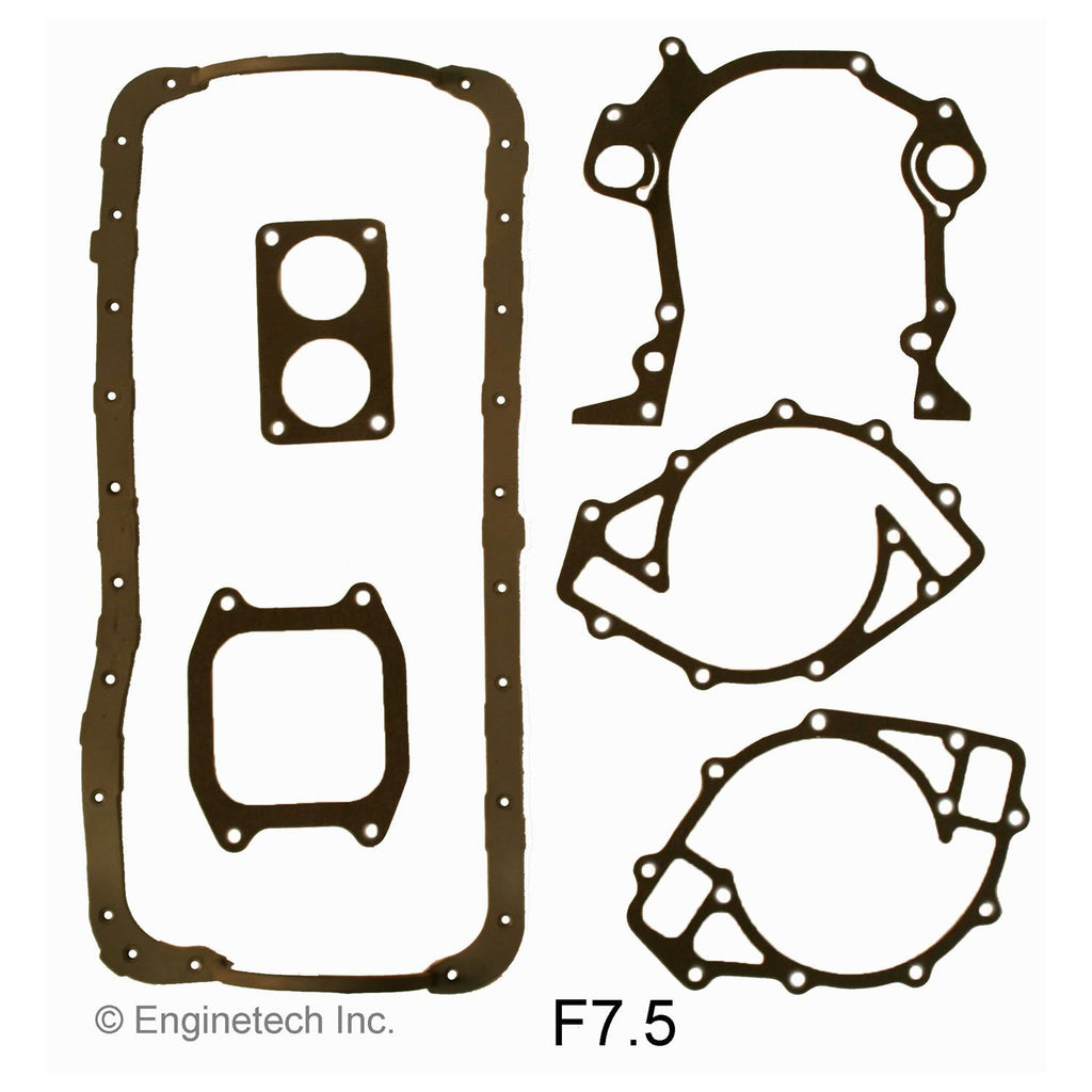 Enginetech F7.5 Rebuilders Engine Full Gasket Set for Ford F-250 and F-350 Trucks