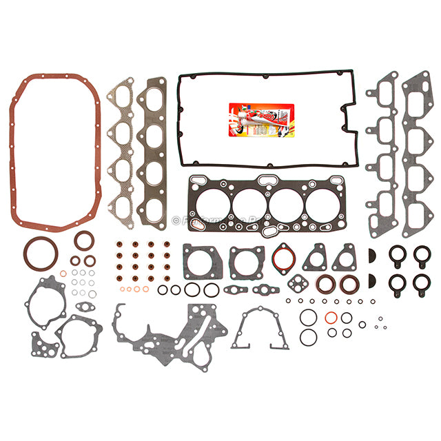 Full Gasket Set Pistons Bearings Fit 06/97-99 Eagle Mitsubishi 4G63T