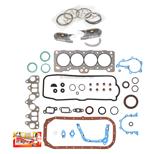 Full Gasket Set Bearings Rings Fit 1983 Toyota Tercel 1.5L