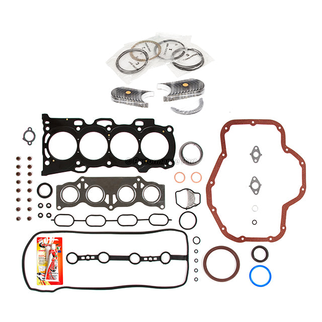 Full Gasket Set Bearings Rings Fit 2006 Toyota Rav4 2.4L