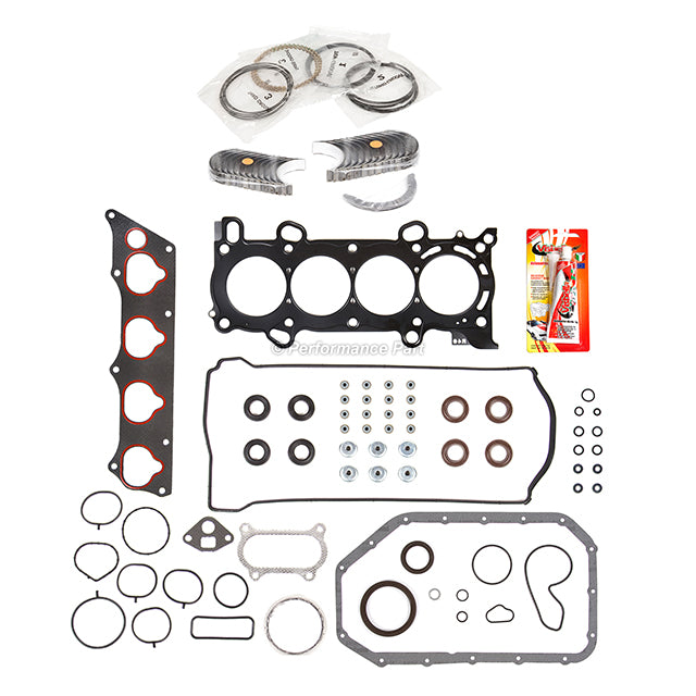Full Gasket Set Bearings Rings Fit 2008-2009 Honda 2.4L