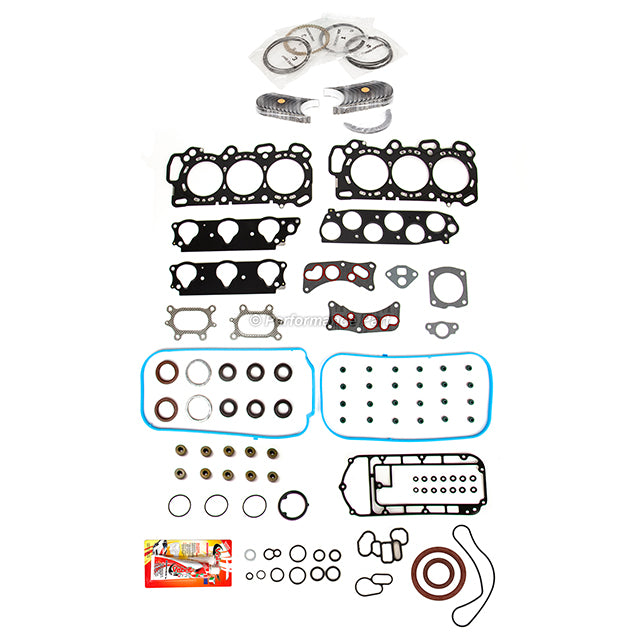 Full Gasket Set Bearings Rings Fit 2007-2008 Honda Pilot 3.5L