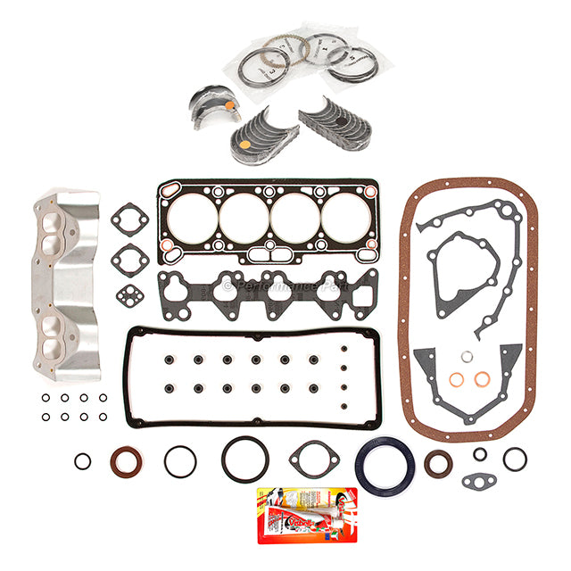 Full Gasket Set Bearings Rings Fit 1991-1992 Eagle Plymouth 1.5L