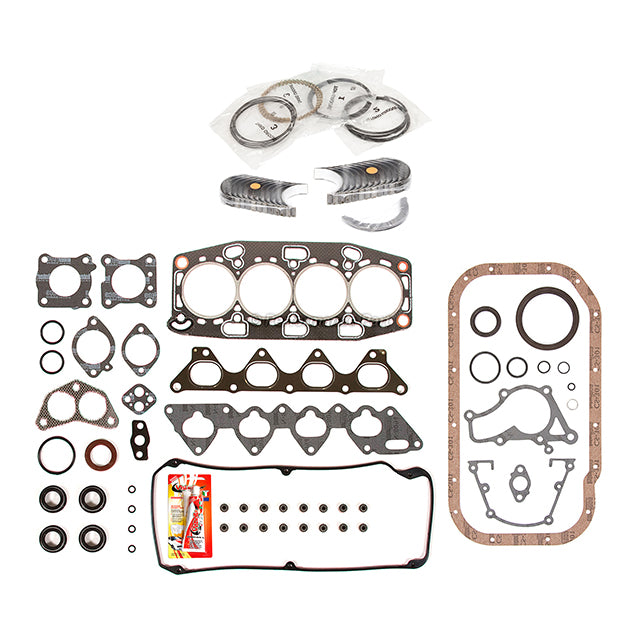 Full Gasket Set Bearings Rings Fit 1993-1996 Mitsubishi Eagle 1.8L