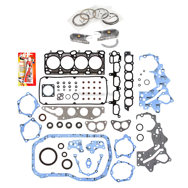 Full Gasket Set Bearings Rings Fit 2004-2011 Mitsubishi Outlander 2.4L