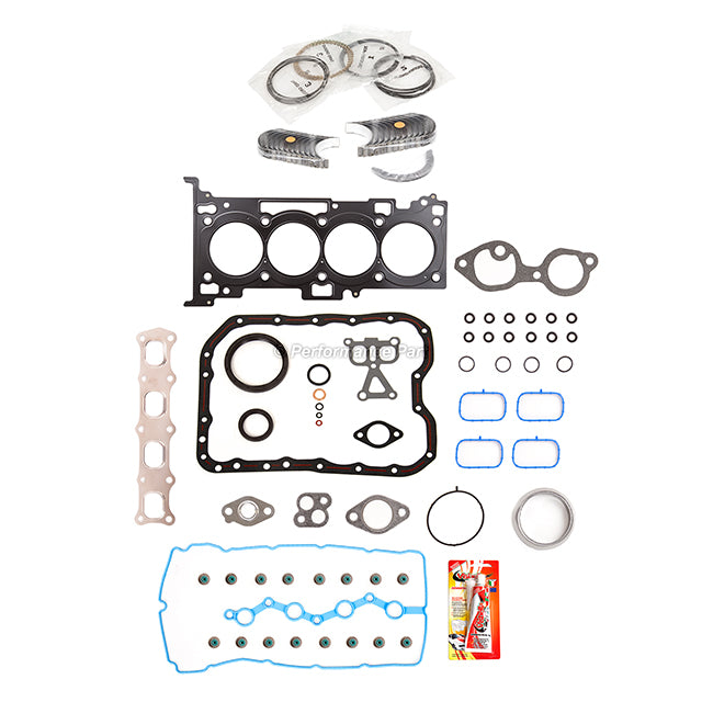 Full Gasket Set Bearings Rings Fit 2009-2015 Mitsubishi Lancer 2.4L