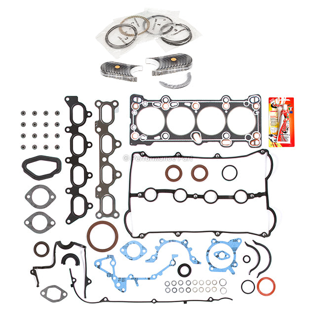 Full Gasket Set Bearings Rings Fit 1994-1995 Mazda MX-3 1.6L DOHC