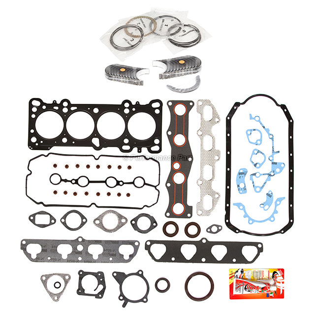 Full Gasket Set Bearings Rings Fit 2003-2005 Kia Rio 1.6L
