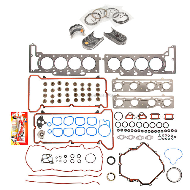 Full Gasket Set Bearings Rings Fit 00-01 Cadillac Deville ElDorado Seville 4.6