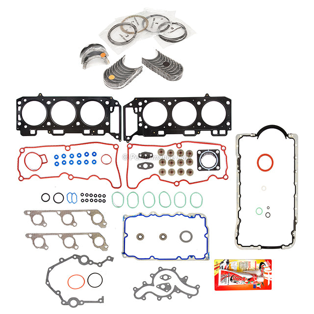 Full Gasket Set Bearings Rings Fit 2011 Ford Ranger 4.0L SOHC