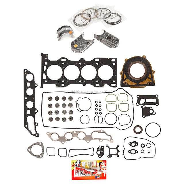Full Gasket Set Bearings Rings Fit 2004-2006 Ford Focus 2.3L DOHC