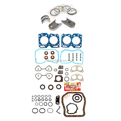 Full Gasket Set Bearings Rings Fit 10-11 Subaru Outback Legacy 2.5L
