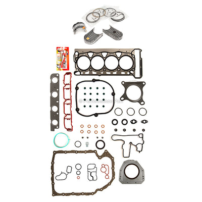 Full Gasket Set Bearings Rings Fit 09-11 Volkswagen Jetta Passat 2.0L